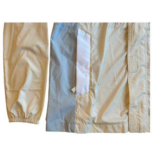 Columbia Flash Challenger Windbreaker lightweight gray cream jacket size medium - Picture 7 of 8